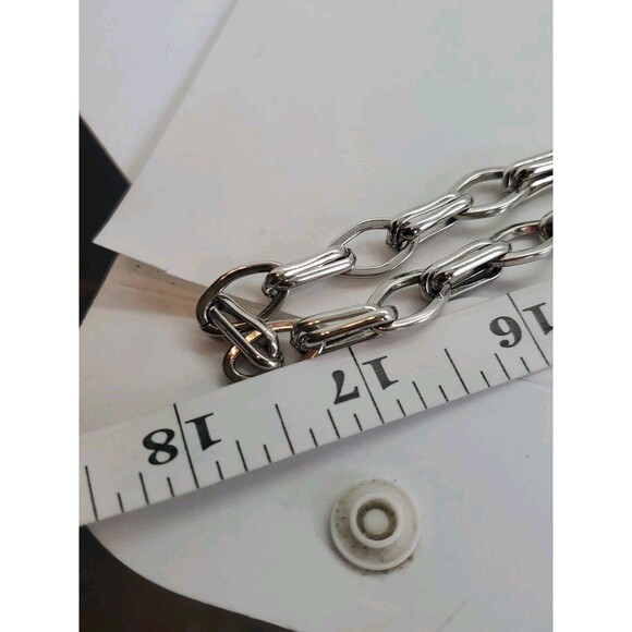 Ann Taylor LOFT 38” Long Beaded Necklace Chunky Cable Chain Boho Whimsy - Picture 13 of 13